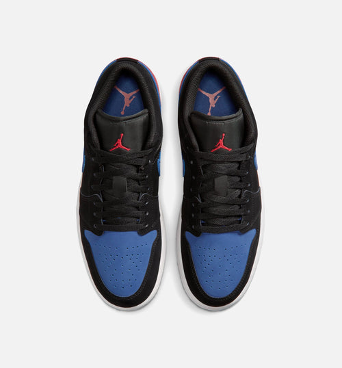 Air Jordan 1 Low – Men's Lifestyle Shoe in Black/Summit White/True Blue/Varsity Red