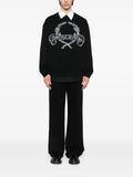 Moschino Laurel Crown logo embroidered sweatshirt